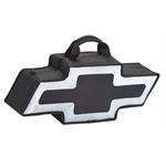 GOBOXES BS2000 BS Chevy Zippered Canvas Go Bag, Black and Silver