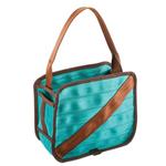 Turquoise Seat Belt Purse