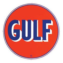Gulf Metal Sign