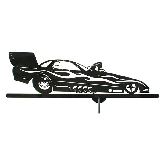 Funny Car Weathervane - Roof