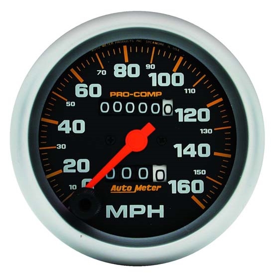 Auto Meter 5153 Pro-Comp Mechanical Speedometer, 160 MPH, 3-3/8 Inch Auto Meter 5153 Pro-Comp Mechanical Speedometer, 160 MPH, 3-3/8 Inch