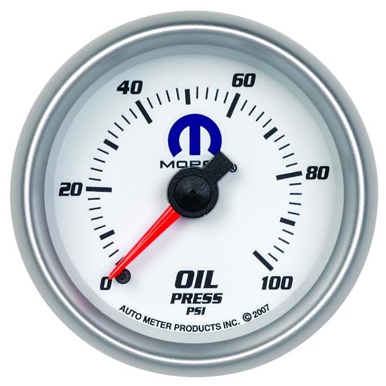 Auto Meter 880028 Mopar Mechanical Oil Pressure Gauge, 2-1/16 Inch Auto Meter 880028 Mopar Mechanical Oil Pressure Gauge, 2-1/16 Inch