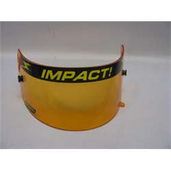 Garage Sale - Impact! Racing Amber Shield, Fits Vaper/Charger Helmets