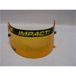Garage Sale - Impact! Racing Amber Shield, Fits Vaper/Charger Helmets