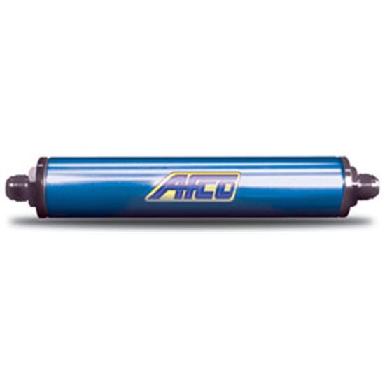 AFCO 84020-10 Fuel Filter Assembly - Stainless Steel Element/AN10 Ends AFCO 84020-10 Fuel Filter Assembly - Stainless Steel Element/AN10 Ends
