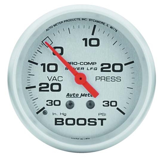 Auto Meter 4603 Ultra-Lite Mechanical Boost/Vacuum Gauge, 2-5/8 Inch Auto Meter 4603 Ultra-Lite Mechanical Boost/Vacuum Gauge, 2-5/8 Inch