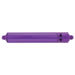 Speedway Purple Aluminum Fuel Filter w/ Return Ports, Paper, 10 Inch