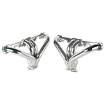 Small Block Chevy Hugger Headers for Angle Plug Heads, AHC Coated