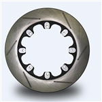 AFCO 6640108 12.19 Inch Pillar Vane Slotted Rotor, .810 Inch, RH Side