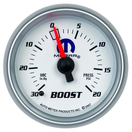 Auto Meter 880026 Mopar Mechanical Boost/Vacuum Gauge, 2-1/16 Inch Auto Meter 880026 Mopar Mechanical Boost/Vacuum Gauge, 2-1/16 Inch