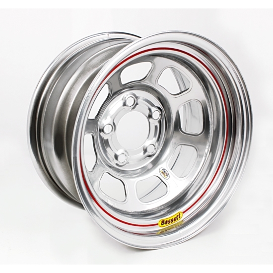 Bassett 58DF2WSRB 15X8 DHole 5on4.5 2 BS Wissota Silver Rev Bell Wheel Bassett 58DF2WSRB 15X8 DHole 5on4.5 2 BS Wissota Silver Rev Bell Wheel