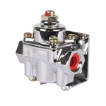 Speedway Chrome Fuel Pressure Regulator, 4-9 PSI