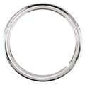 Stainless Steel 15 Inch Beauty Ring, Ribbed