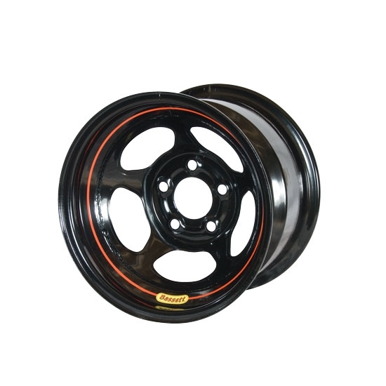 Bassett D58AJ4 15X8 Dot Inertia 5 on 5.5 4 Inch Backspace Black Wheel Bassett D58AJ4 15X8 Dot Inertia 5 on 5.5 4 Inch Backspace Black Wheel