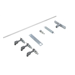 Edelbrock 1034 94 Carb Throttle Linkage Rod Kit, Triple Carb, Standard