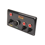 Longacre 44891 Carbon Fiber Start Panel w/ Accessory Switches