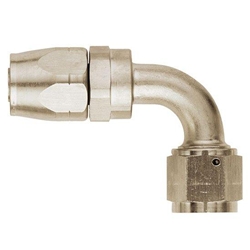 Aeroquip FCE4033 Nickel 90 Degree Hose End Coupler Fitting, -8 AN