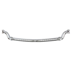 Super Bell 1021-DC Chrome 48 Inch Drilled I Beam Ford 4 Inch Drop Axle