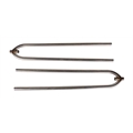 Front Hairpin Radius Rods, 27 Inch, Unpolished Stainless