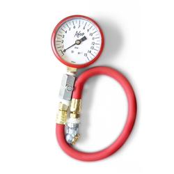 AFCO 85315R 0-15 psi Tire Air Pressure Gauge, Red