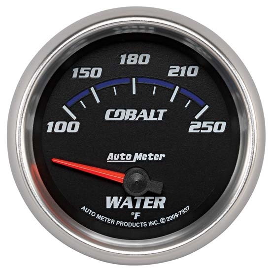 Auto Meter 7937 Cobalt Air-Core Water Temperature Gauge, 2-5/8 Inch Auto Meter 7937 Cobalt Air-Core Water Temperature Gauge, 2-5/8 Inch