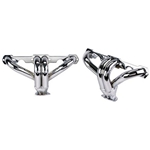 Tight-Fit Small Block Chevy Block Hugger Headers, Chrome