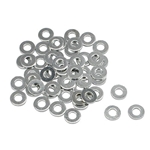 Steel 3/8 Inch AN6 Washers, 50 Pack