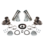 Dougs Headers DEC250AK Steel Electric Exhaust Cut-Out Kit, 2.5 Inch