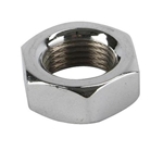 Chrome Steel Jam Nut, 5/8 Inch-18 LH NF Fine Thread