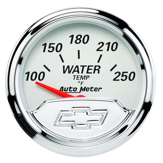 Auto Meter 1337-00408 Chevy Vintage Air-Core Water Temperature Gauge Auto Meter 1337-00408 Chevy Vintage Air-Core Water Temperature Gauge