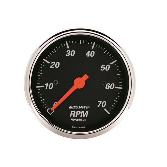 Auto Meter 1478 Designer Black Air-Core In-Dash Tachometer Gauge Auto Meter 1478 Designer Black Air-Core In-Dash Tachometer Gauge
