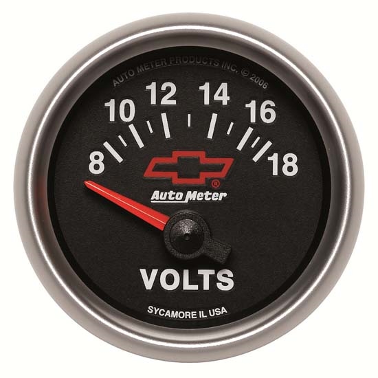 Auto Meter 3692-00406 GM Black Air-Core Voltmeter Gauge, 2-1/16 Inch Auto Meter 3692-00406 GM Black Air-Core Voltmeter Gauge, 2-1/16 Inch
