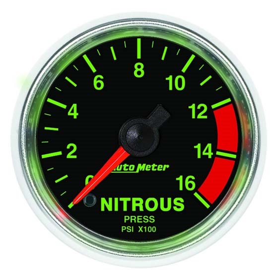 Auto Meter 3874 GS Digital Stepper Motor Nitrous Pressure Gauge Auto Meter 3874 GS Digital Stepper Motor Nitrous Pressure Gauge