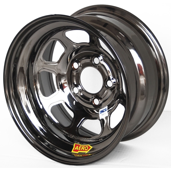 Aero 52-984720BLK 52 Series 15x8 Wheel, 5 on 4-3/4 BP, 2 Inch BS IMCA Aero 52-984720BLK 52 Series 15x8 Wheel, 5 on 4-3/4 BP, 2 Inch BS IMCA