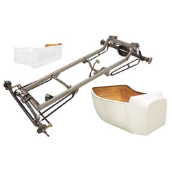 Basic 1923 T-Bucket Frame Kit w/ Standard Body and Bed, Unchanneled Floor
