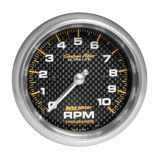 Auto Meter 4798 Carbon Fiber Air-Core In-Dash Tachometer Gauge Auto Meter 4798 Carbon Fiber Air-Core In-Dash Tachometer Gauge