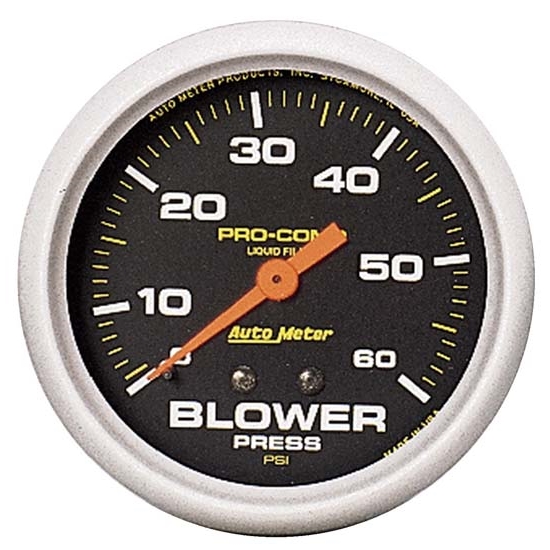 Auto Meter 5403 Pro-Comp Mechanical Blower Pressure Gauge, 2-5/8 Inch Auto Meter 5403 Pro-Comp Mechanical Blower Pressure Gauge, 2-5/8 Inch