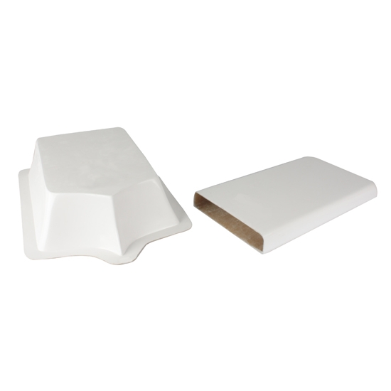 Snorkel Fiberglass Hood Scoop, 2Piece Free Shipping Speedway Motors