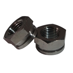 Ti64 Titanium Shock Fastener Nuts, 3/4 Inch Hex with 1/2 Inch-20 Thread, Sprint