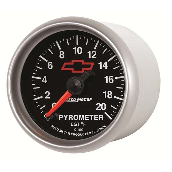 Auto Meter 3645-00406 GM Black Digital Stepper Motor Pyrometer Gauge Auto Meter 3645-00406 GM Black Digital Stepper Motor Pyrometer Gauge