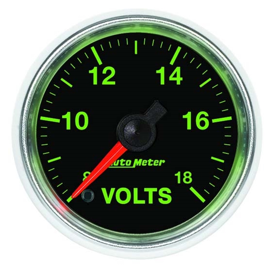 Auto Meter 3891 GS Digital Stepper Motor Voltmeter Gauge, 2-1/16 Inch Auto Meter 3891 GS Digital Stepper Motor Voltmeter Gauge, 2-1/16 Inch