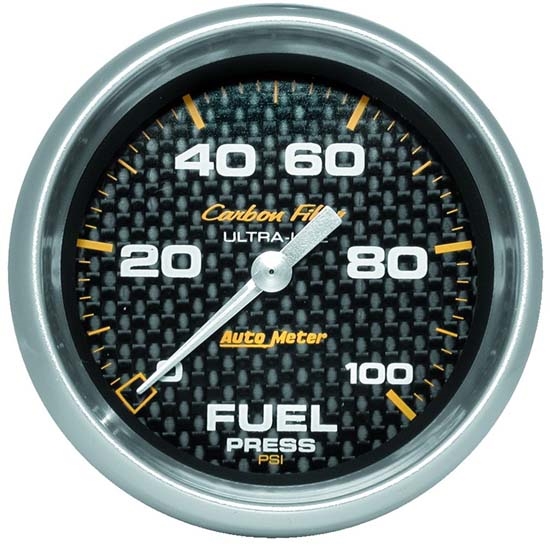 Auto Meter 4863 Carbon Fiber Digital Stepper Motor Fuel Pressure Gauge Auto Meter 4863 Carbon Fiber Digital Stepper Motor Fuel Pressure Gauge