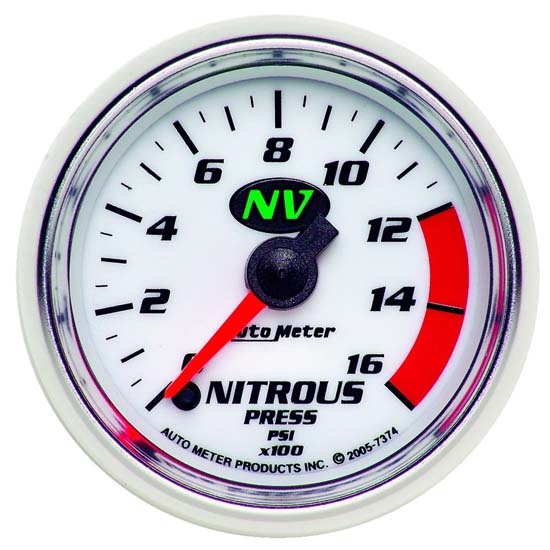Auto Meter 7374 NV Digital Stepper Motor Nitrous Pressure Gauge Auto Meter 7374 NV Digital Stepper Motor Nitrous Pressure Gauge