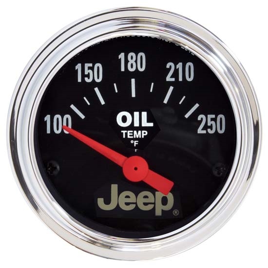 Auto Meter 880429 Jeep Air-Core Oil Temperature Gauge, 2-1/16 Inch Auto Meter 880429 Jeep Air-Core Oil Temperature Gauge, 2-1/16 Inch