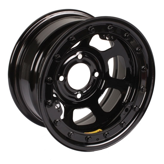 Bassett 58DP3L 15X8 D-Hole 4 on 4.25 3 Inch BS Black Beadlock Wheel Bassett 58DP3L 15X8 D-Hole 4 on 4.25 3 Inch BS Black Beadlock Wheel