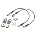 DOT Braided Stainless Brake Hose, 1969-77 GM, 7/16-20