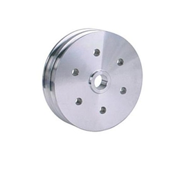 Small Block Chevy Cast Alum. Short Pump Double Groove Lower Pulley