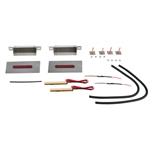 Hagan Street Rods fm4SSR-LEDH Flush Mount Tail Lights Red Slot 4 x .5