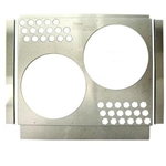Electric Fan Shroud, 21-24 Inch Tank-to-Tank x 17-20 Inch, 10 Inch Fan Holes