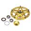 Winters Performance 3980 D-Mount Aluminum Front Hubs, Gold Winters Performance 3980 D-Mount Aluminum Front Hubs, Gold